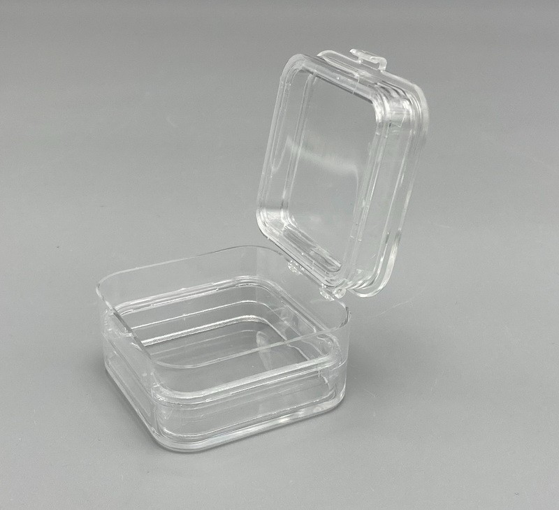 Dental Denture Hinged Display Box Film Membrane Storage Case False Teeth Case