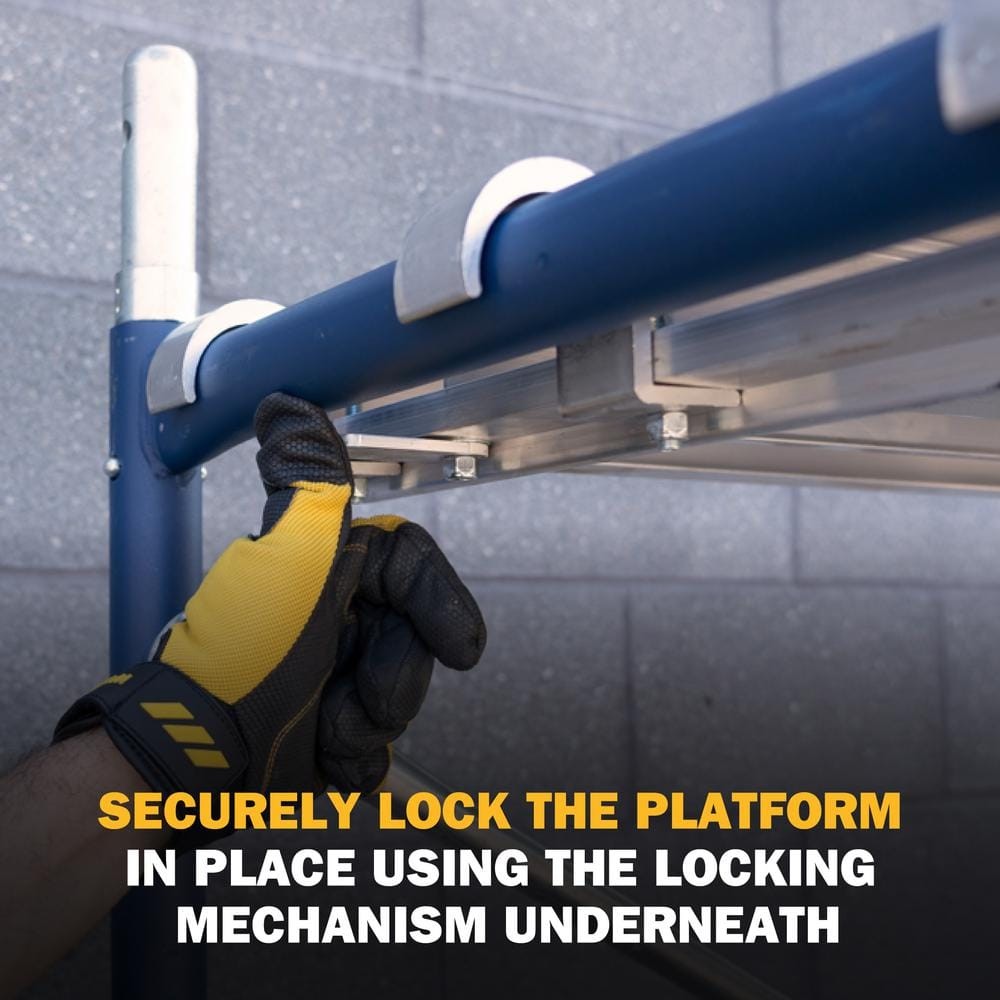 Scaffolding Platform Work Plank 7 ft. x 19 in. Lightweight Aluminum (Set of 3)