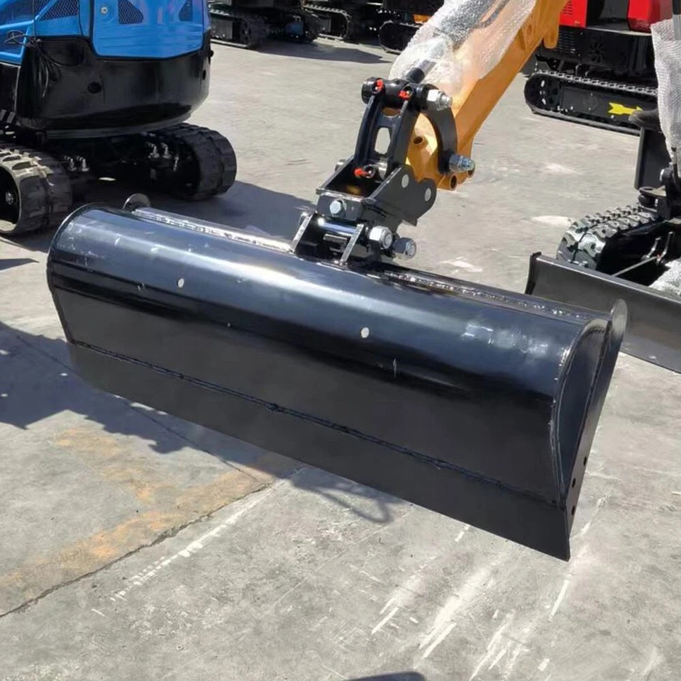 1000mm Plain Flat Bucket Grading Attachment for Mini Excavator