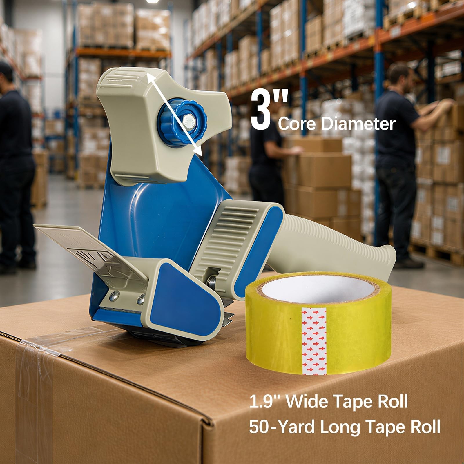 2 Inch Packing Tape Dispenser Gun, Heavy Duty Box Sealer