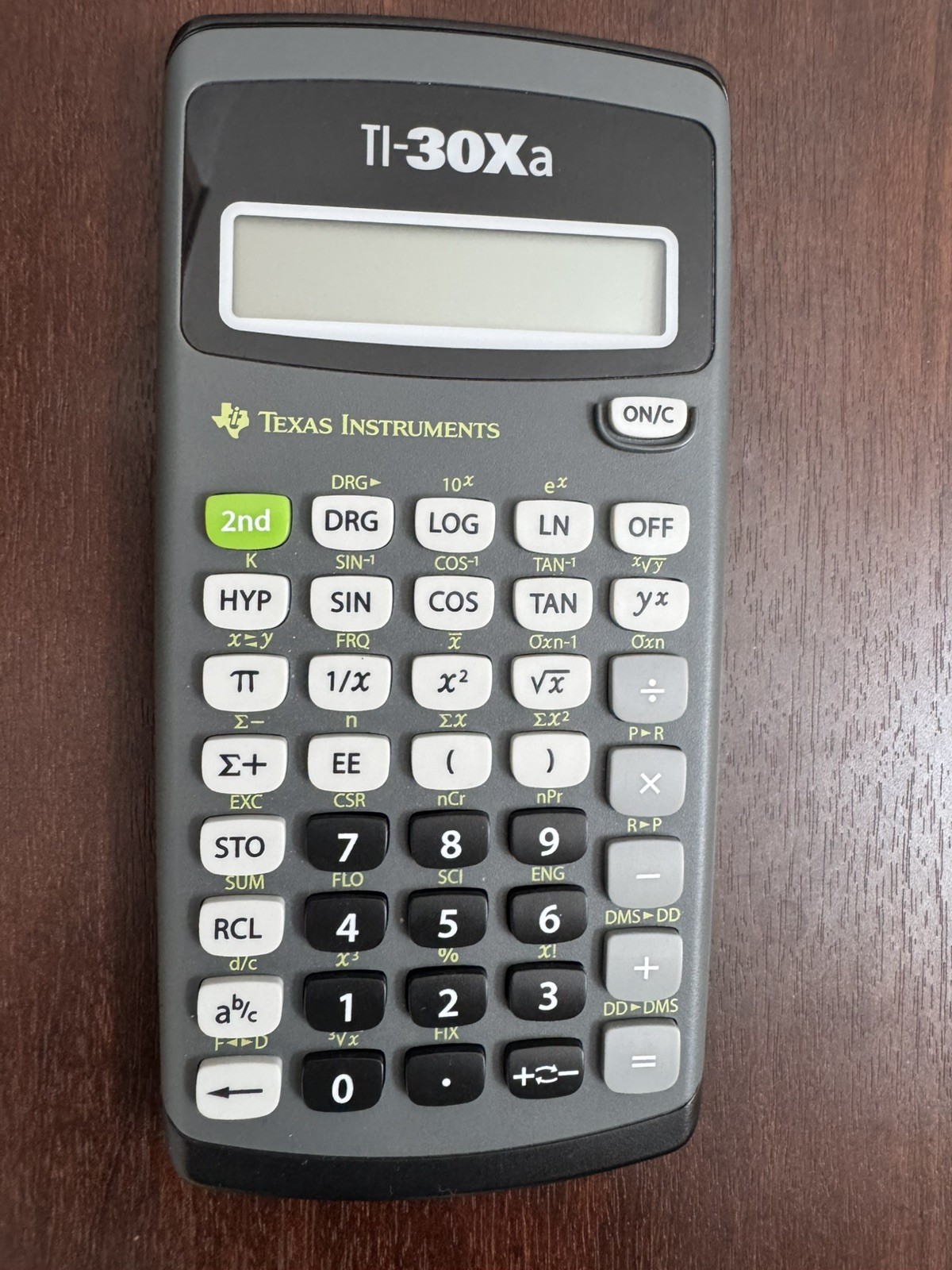 Texas Instruments TI-30XA Scientific Calculator Tested With Slide Cover School