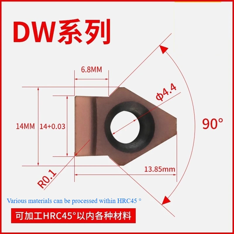 CNC Machining Center Broaching Tool Keyway Slotting Tool Holder DW/DA Series