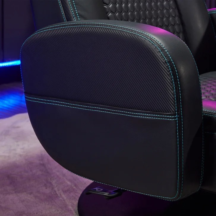 DPS Centurion Pedestal Swivel Gaming Chair with Storage Pockets, Reclining Chair