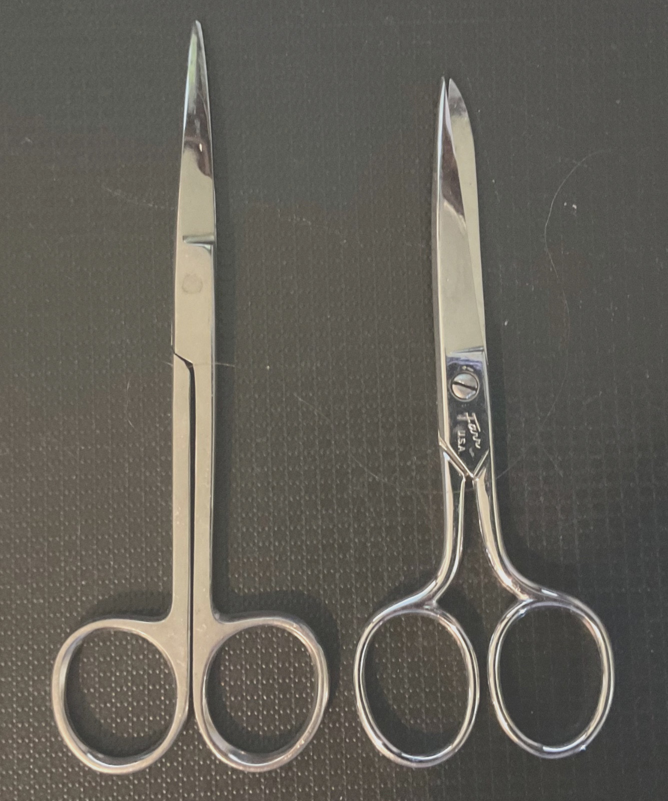 Lot of 6 Stainless Steel Scissors Medical, Craft, Sewing -various sizes as shown