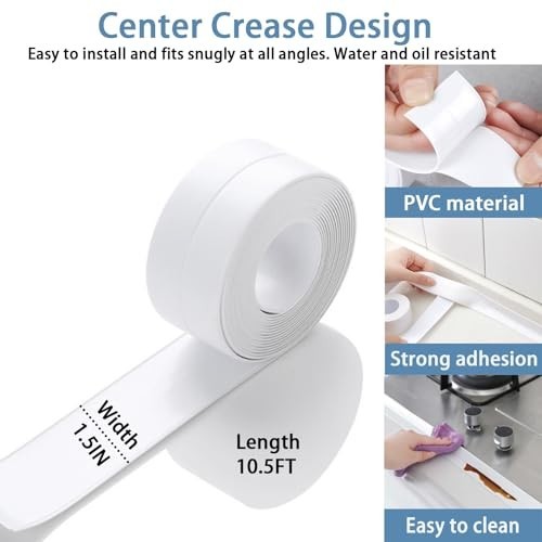 Caulk Tape Toilet Caulk Strip Toilet Sealer Around Toilet Base Caulk Tape NEW