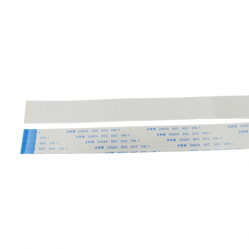 18-Pin 18P FFC/FPC Flexible Flat Cable Pitch 1.0mm 80C 60V VW-1 50-3000mm W:19mm