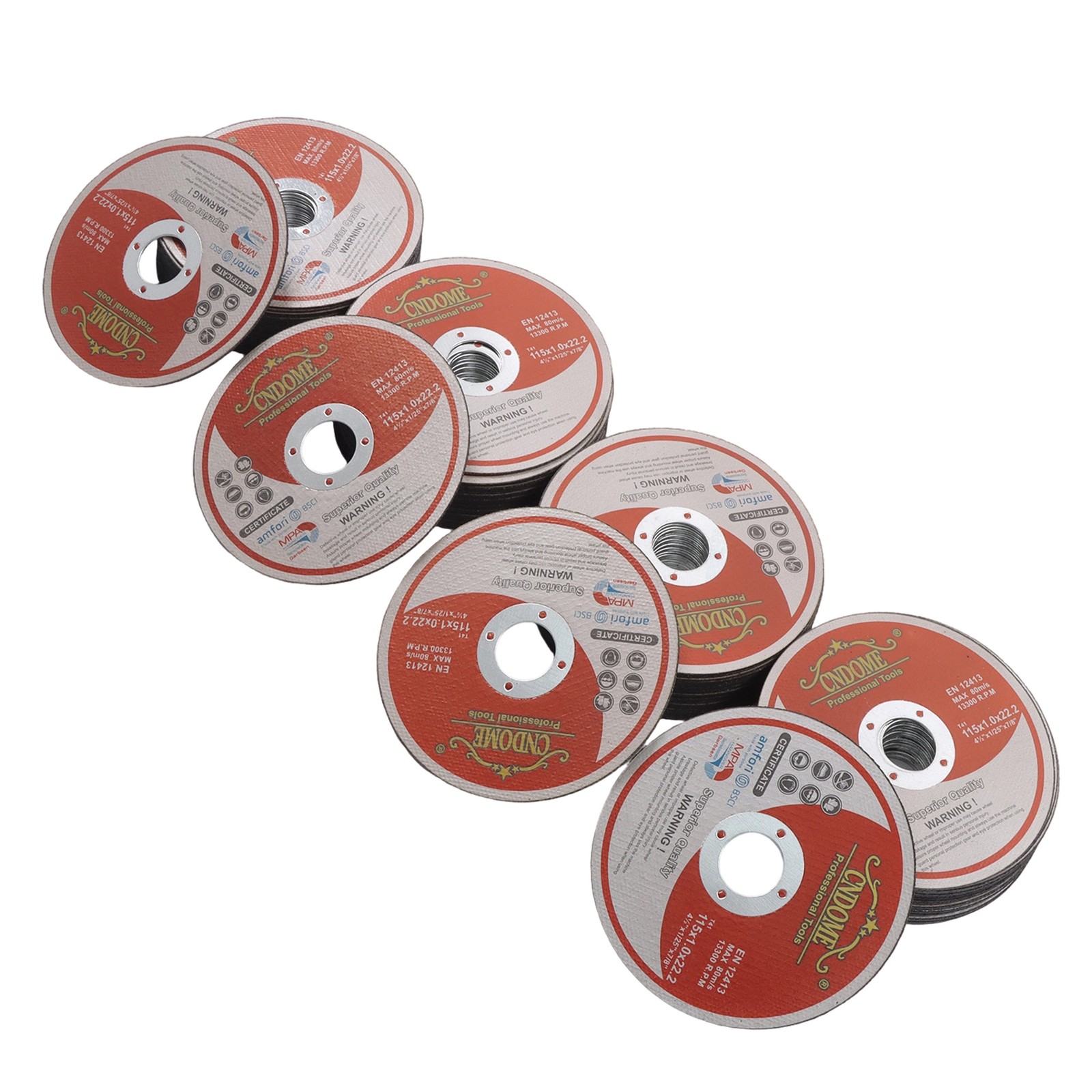 4.5″x0.040″x7/8″ 100 Pcs Cut-off Wheel – Metal & Stainless Steel Cutting Discs