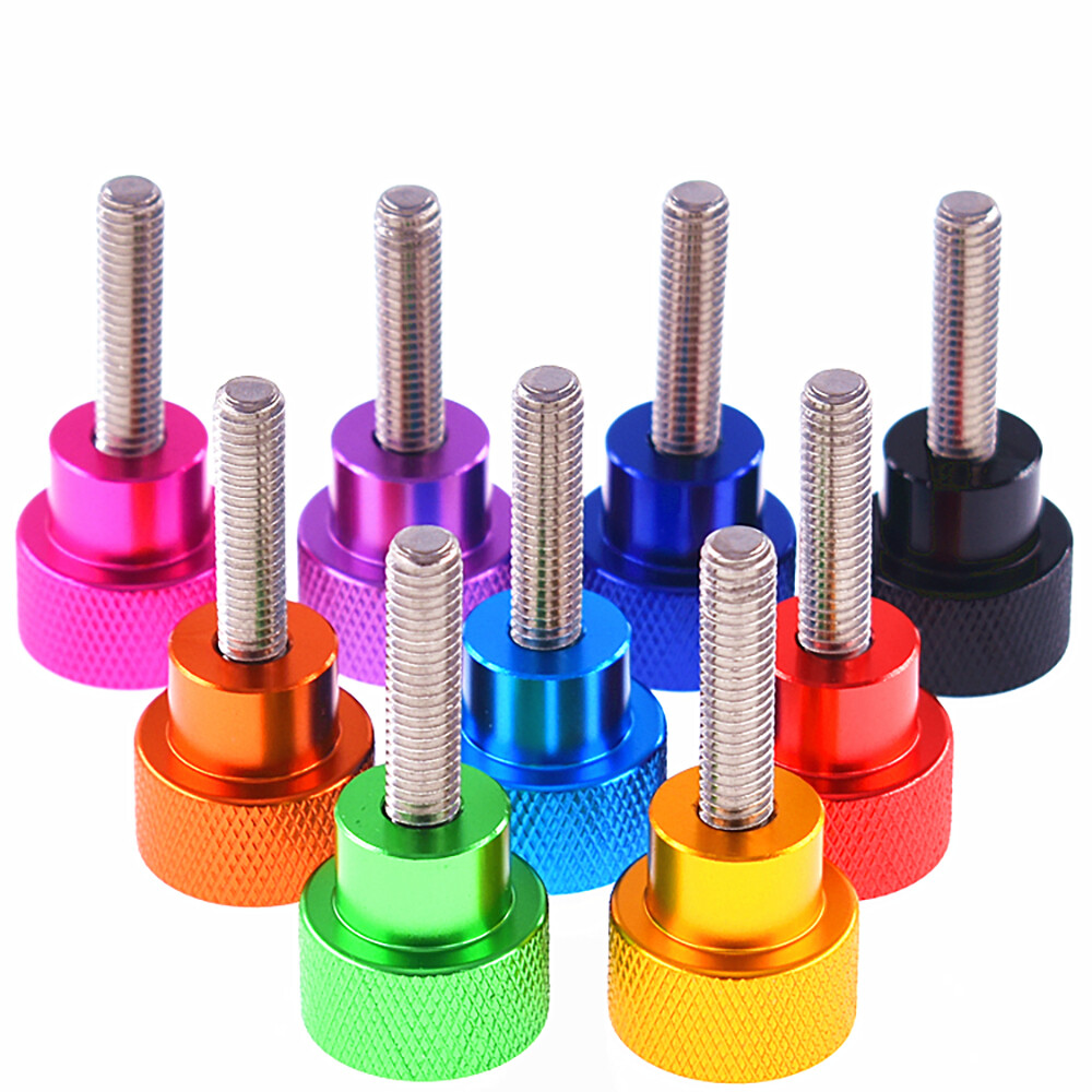 M8 Knurled Thumb Screw Hand Tighten Screw For Case Cover Hand Grip Knob Bolt
