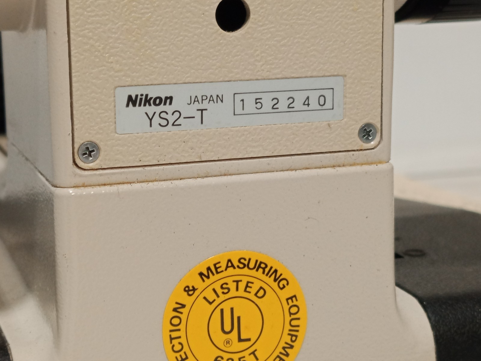 Nikon YS2-T Laboratory Binocular Microscope w/10X, 40X Objectives, Made in Japan