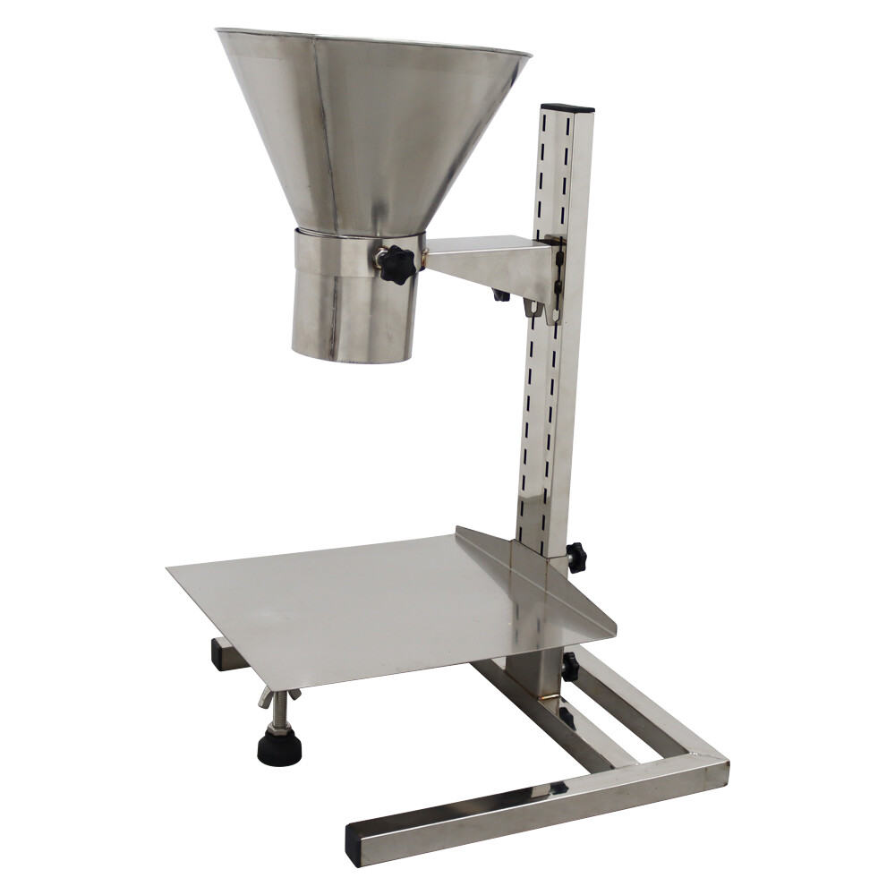 Stainless Steel Manual Feeding Hopper with Support Stand 0.8″/2″/3.9″