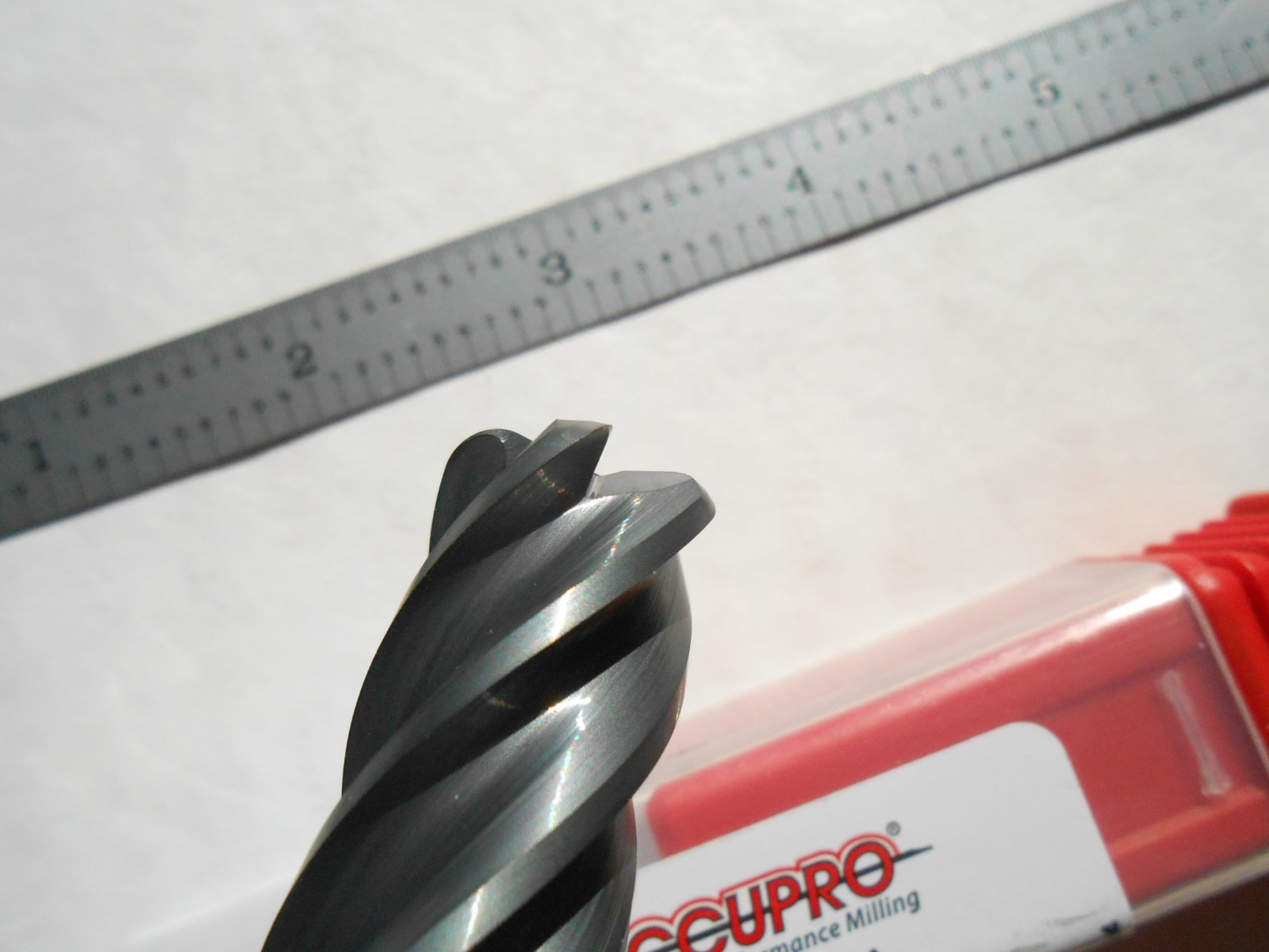 NEW ACCUPRO USA 5/8″ D. X 1-5/8″ LOC X 3-1/2″ L X .120″CR CC 5FL CARBIDE ENDMILL