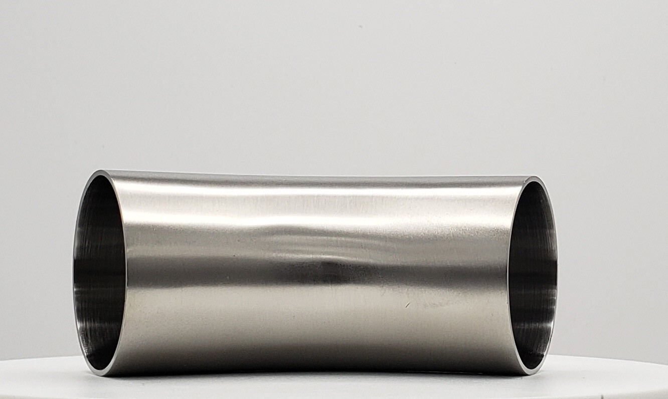 1.5″ Polished 45° Elbow with Tangents (2KS) SS T304