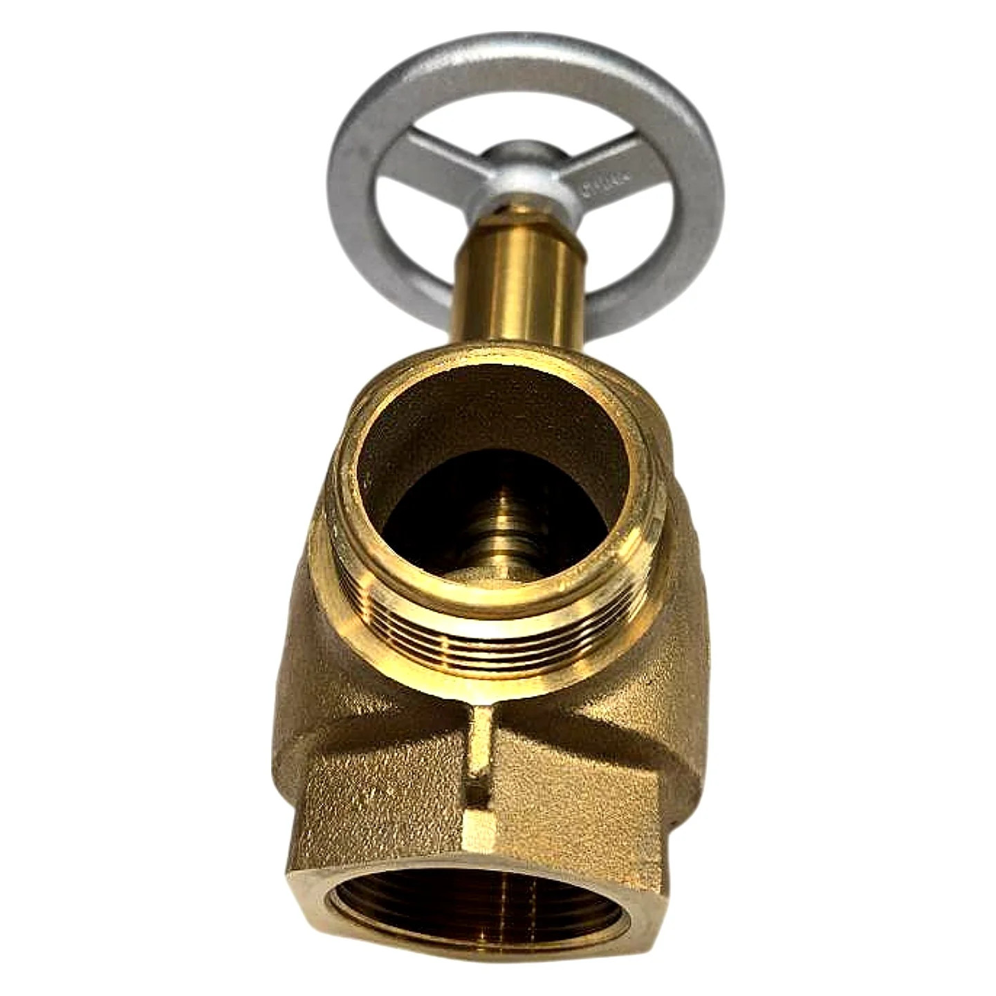 Dixon AV150-I 1-1/2 in FNPT x 1-1/2 in MNS Brass Angle Hose Valve