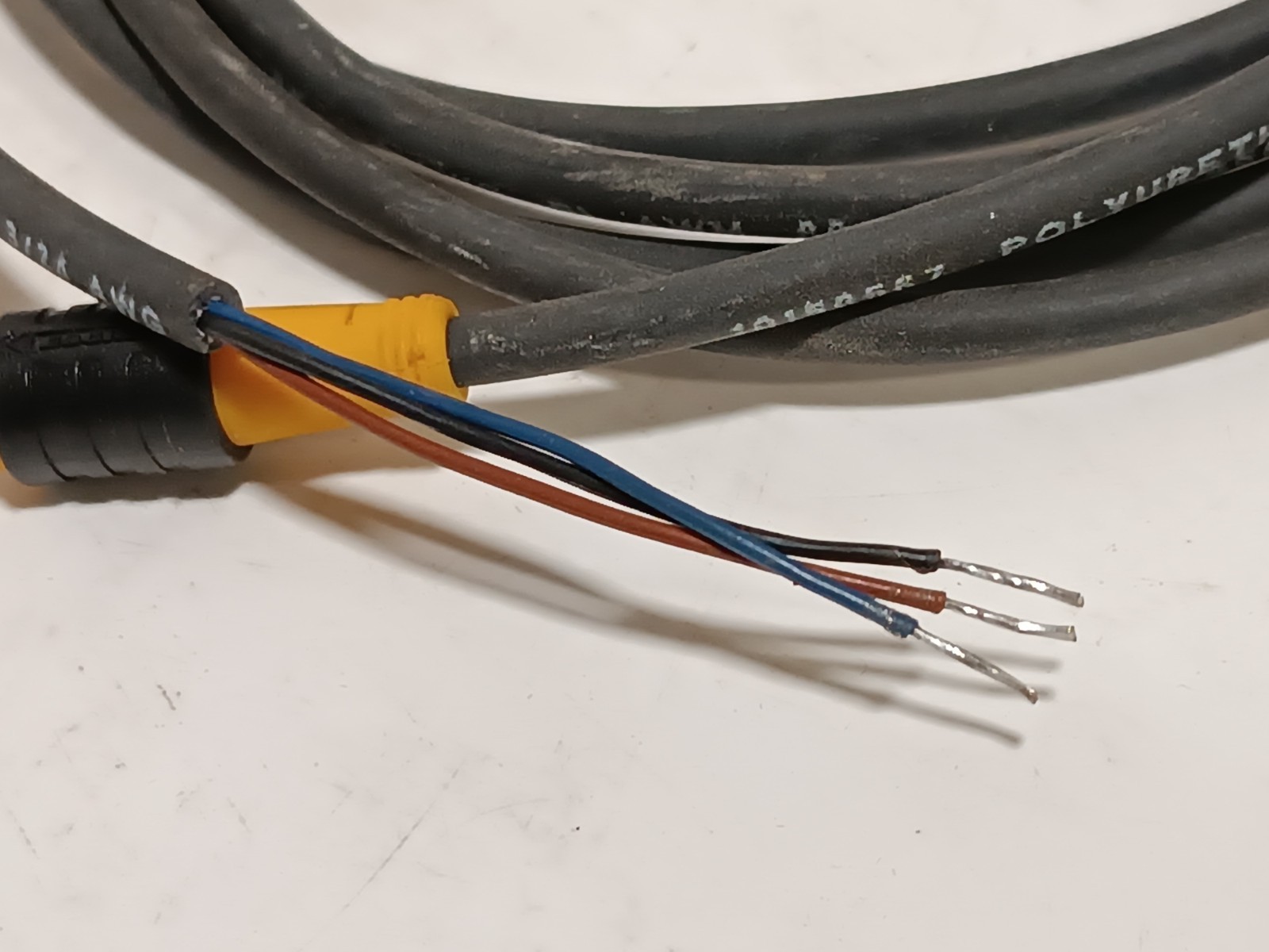 Turck picofast PKG 3Z-2/S90 Single Ended Cordset, M8 Female to Pigtail, 2m