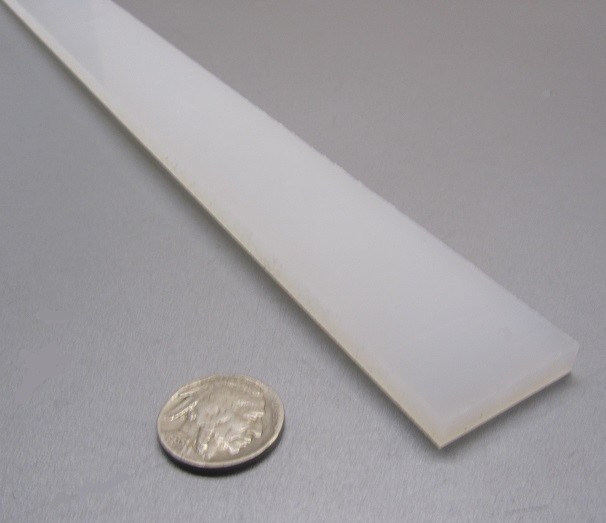 Polypropylene Bar 1/4″ (.250″) Thick x 1.25″ Wide x 48″ Long, 8 pcs, 32 feet