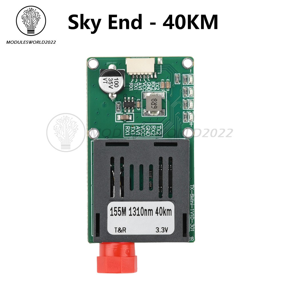 TTL Optical Transceiver Module TTL To Fiber Module For Drone RX/TX/AV/VCC/GND