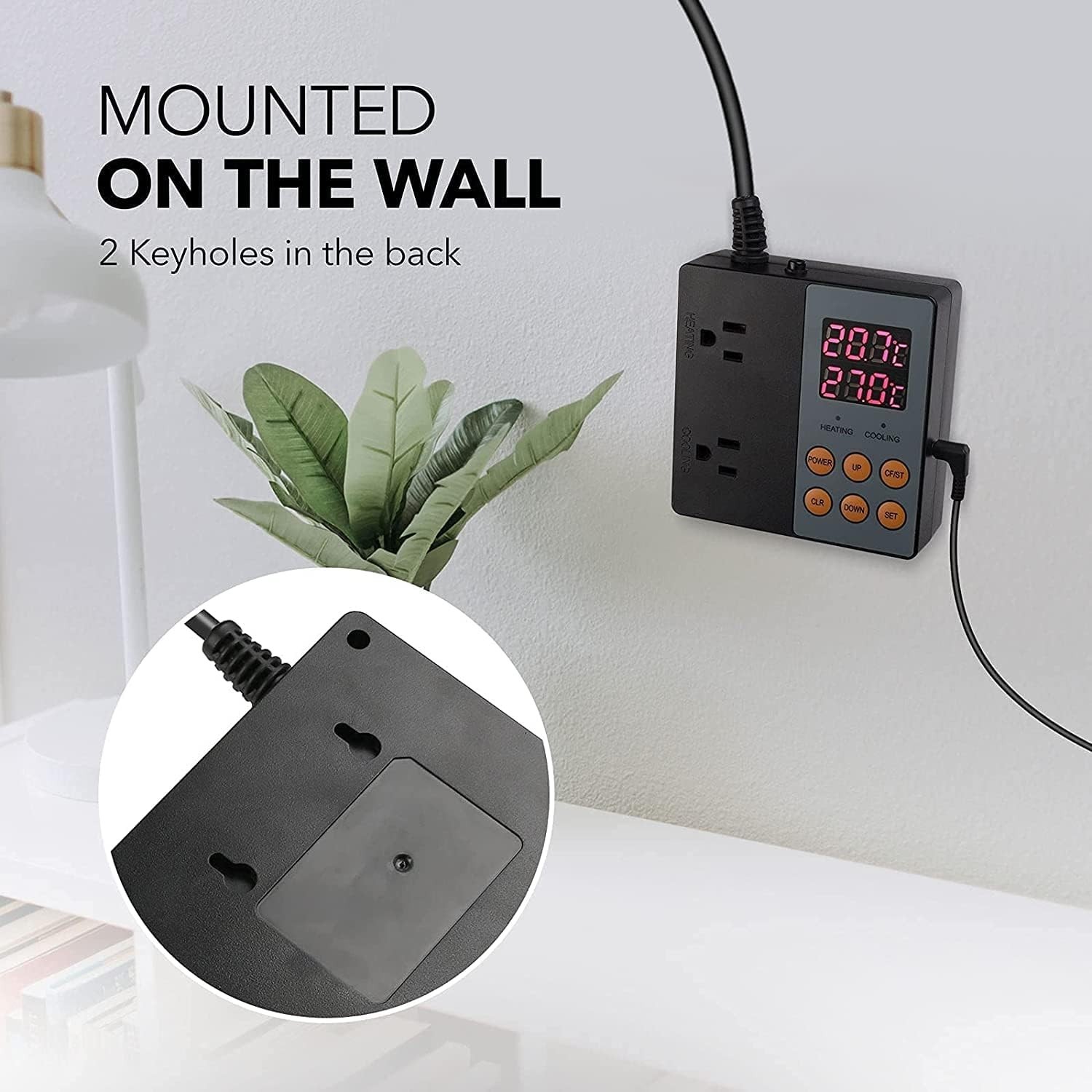 Safe & Reliable Temperature Controller with Dual Functionality – 15A/1875W Max