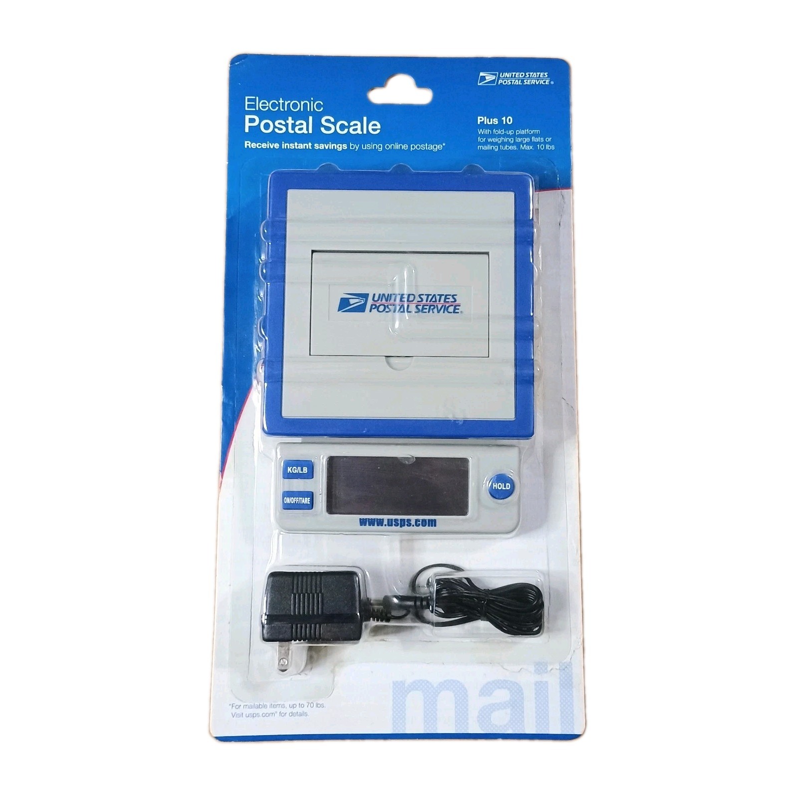 USPS Electronic Digital Postal Shipping Scale Plus 10 Max 10 lbs