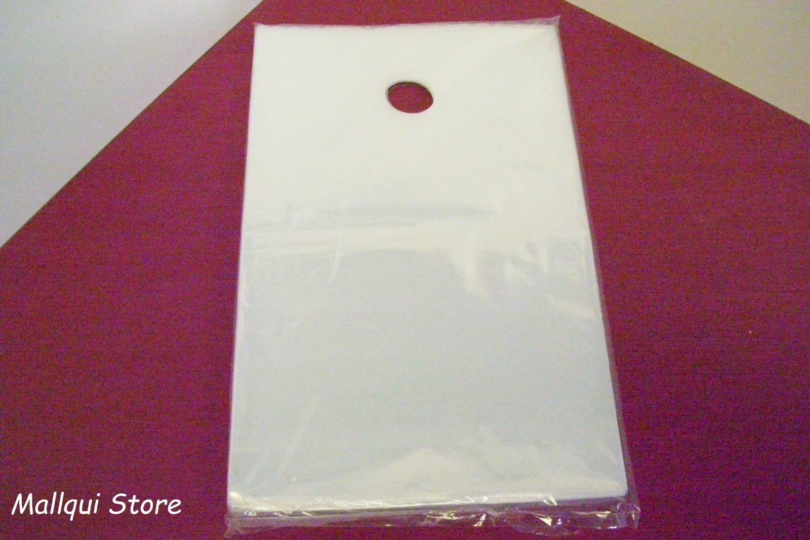 100 clear 6 x 12 Doorknob Poly Bags Flyer Catalogs Uline plastic bags hangers
