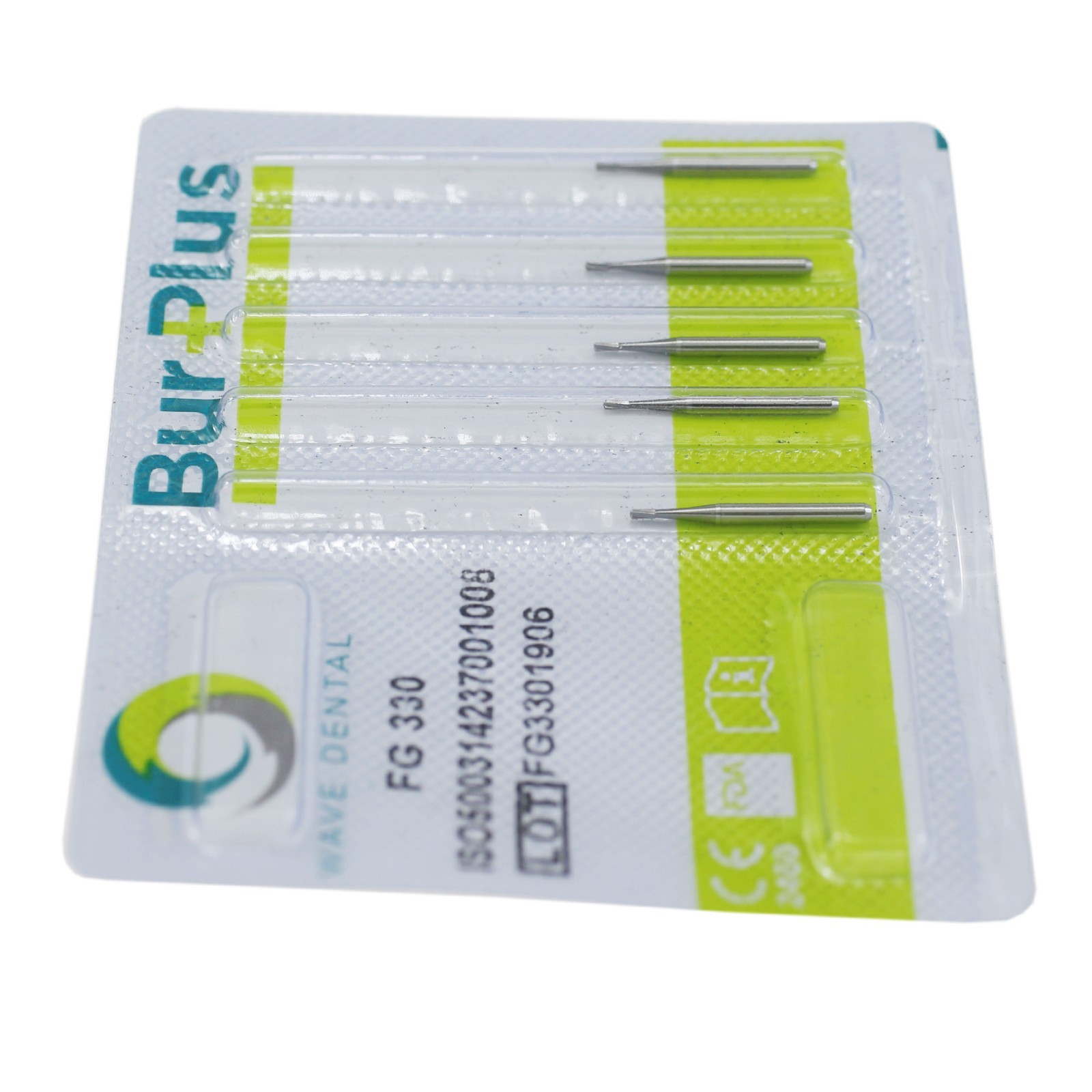 Wave Dental 330 Carbide Burs FG 330 Bur Pear High Speed Friction Grip Midwest