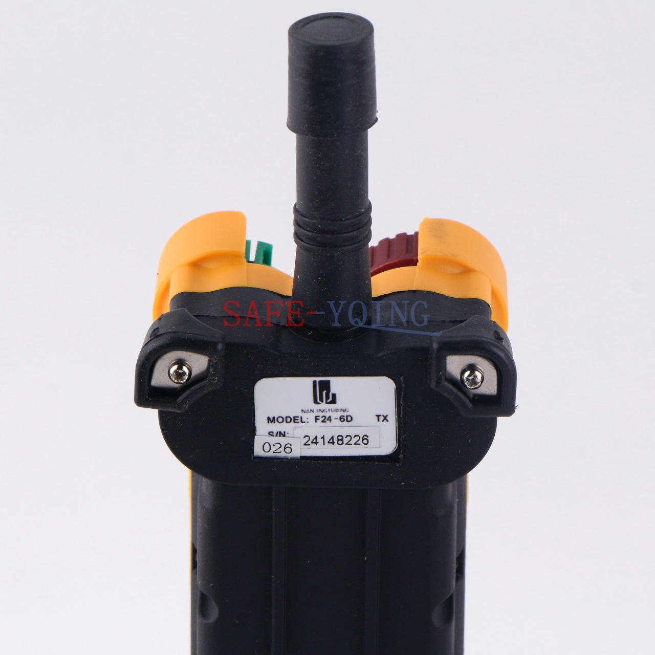 2 Emitter +1 Receiver Hoist Crane Radio Wireless Remote Control F24-6D 18~65V