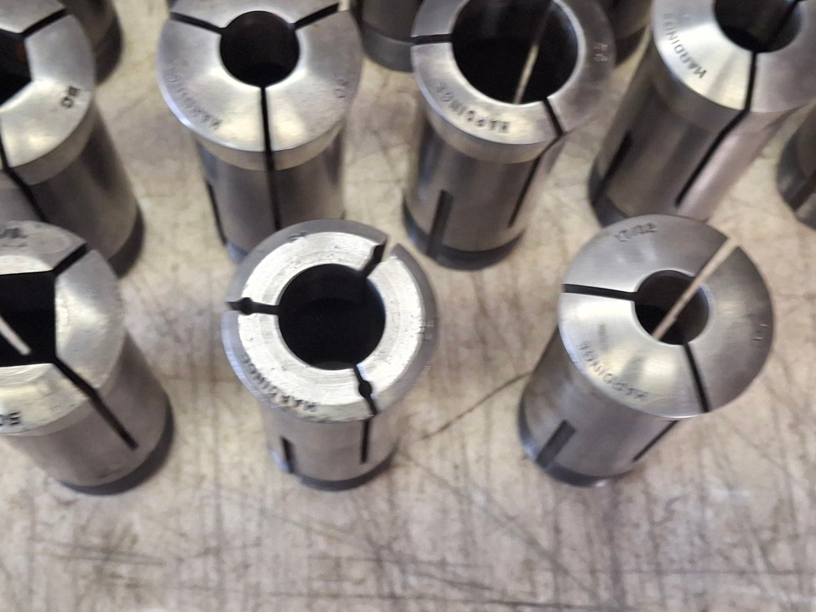 Hardinge 21 Piece 5C 5C-EN1 5C-EN2 Lathe Collet Set Lot