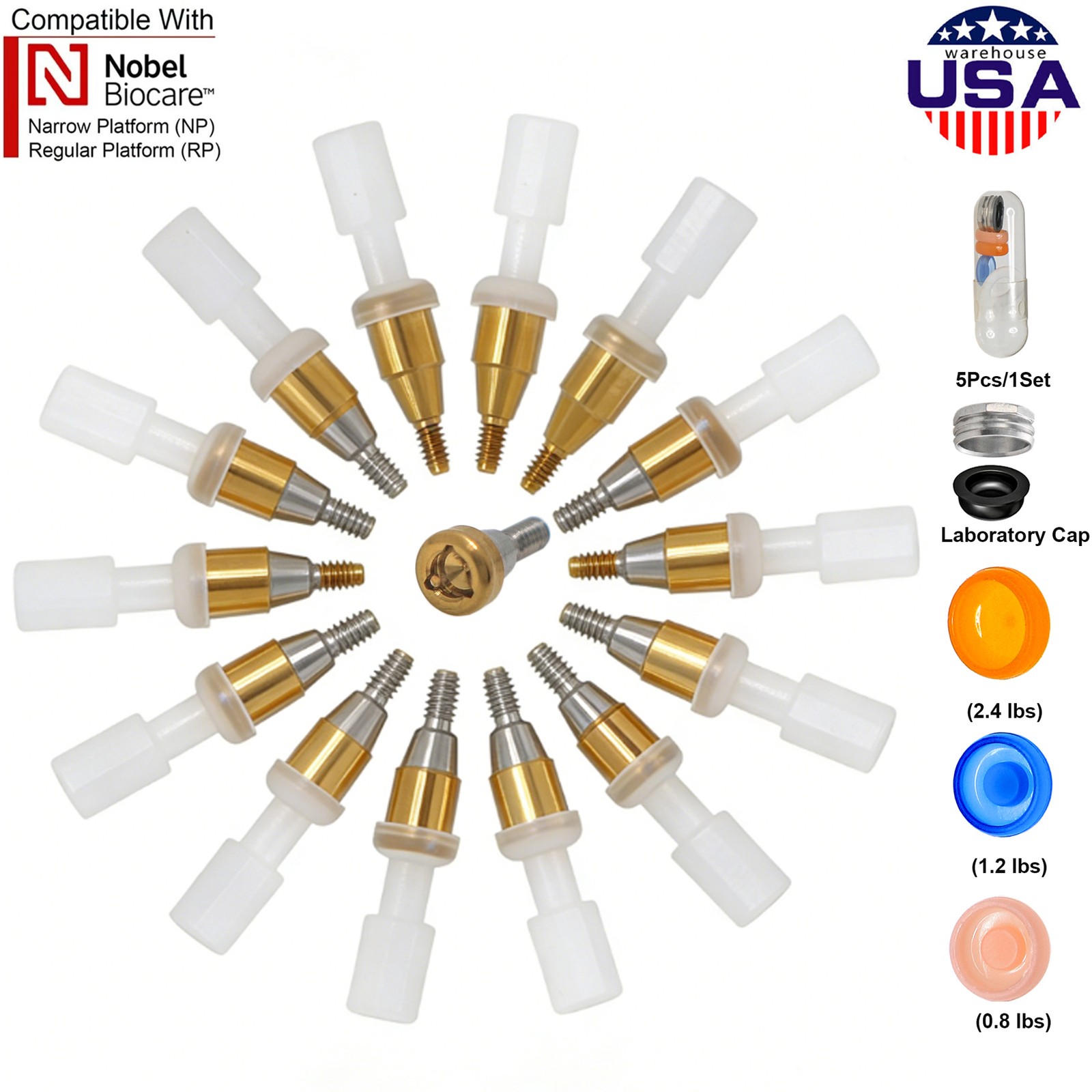 US Locator Accessory For Nobel Dental Core Implant Tool Abutment Cap Replacement