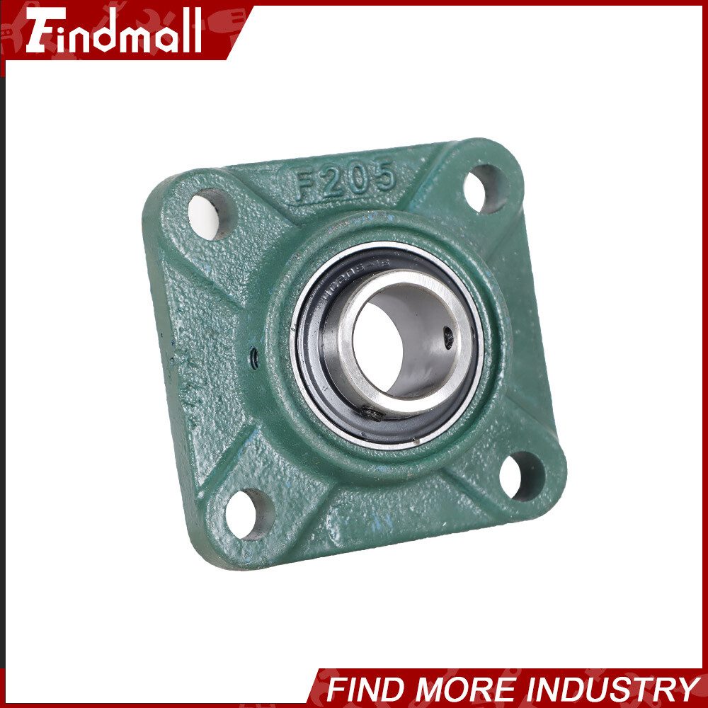 4 PCS UCF205-16 Solid Base Pillow Block Flange Bearing 1″ Bore 4 Bolt