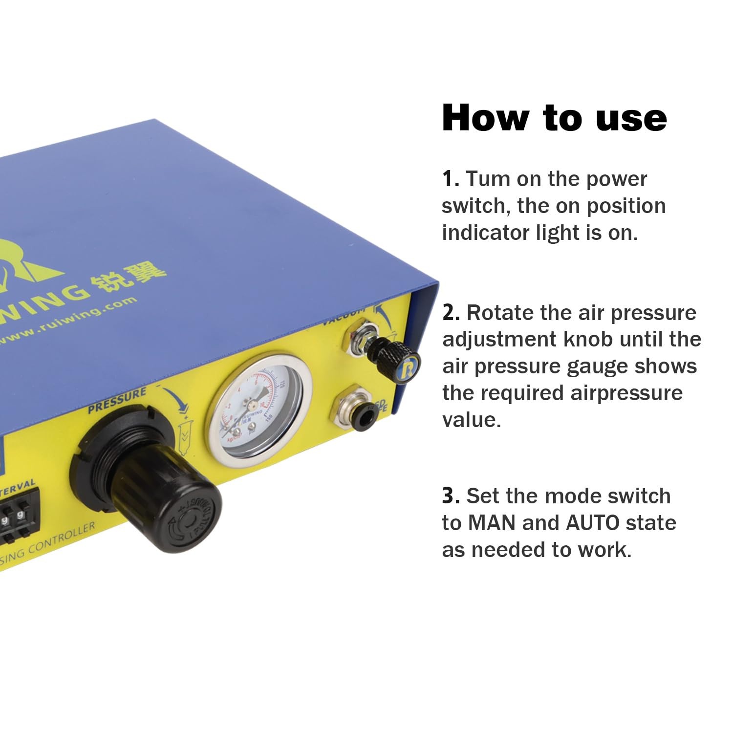 983A Auto Glue Dispenser 110V – Digital Solder Paste Liquid Controller 110V