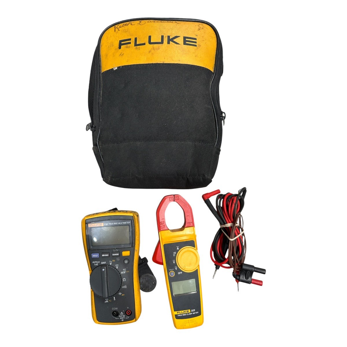 FLUKE 116 / 323 COMBO KIT DIGITAL MULTIMETER CLAMP METER (ml-jp) (PBR121960)