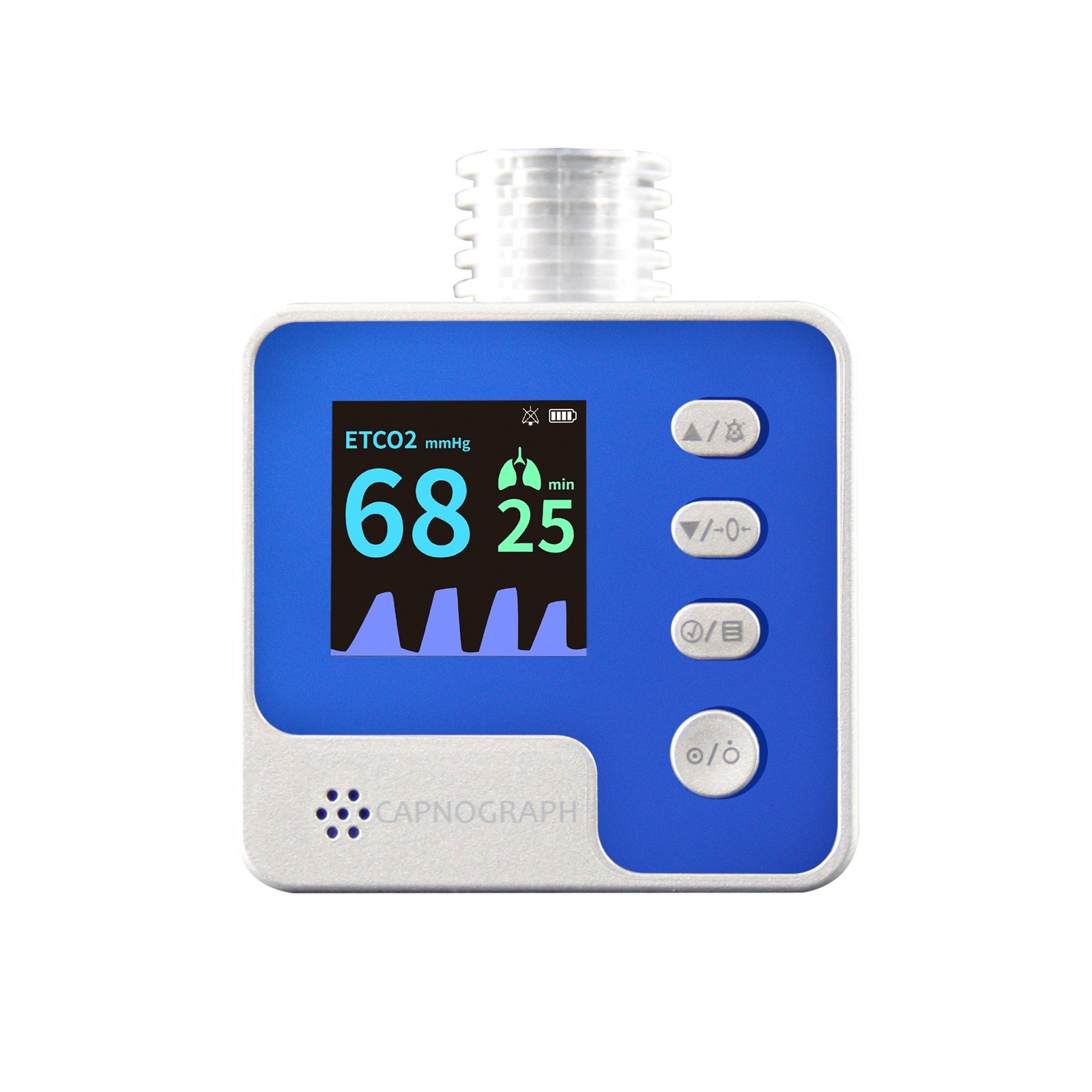 Mainstream End-tidal Capnograph ETCO2 Respiration Alarm Monitor Veterinary use