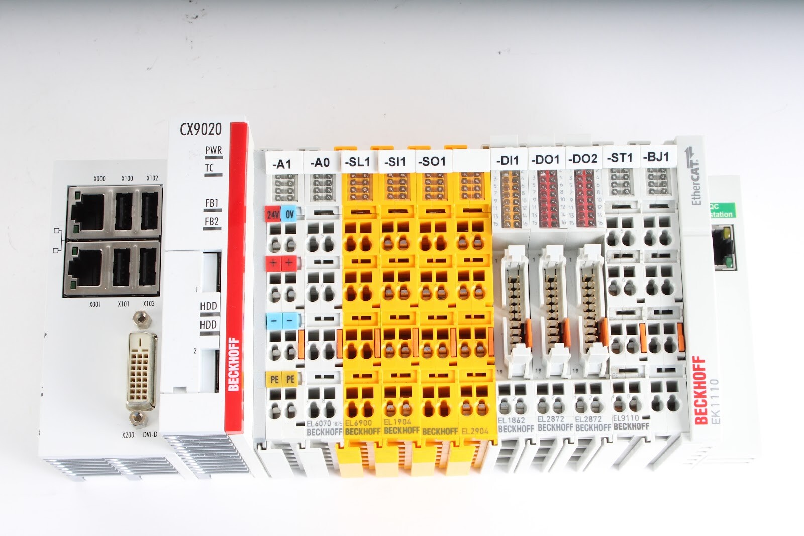 Beckhoff CX9020-0115, EL6070 EL6900 EL1904 EL2904 EL1862,2x EL2872,EL9110,EK1110