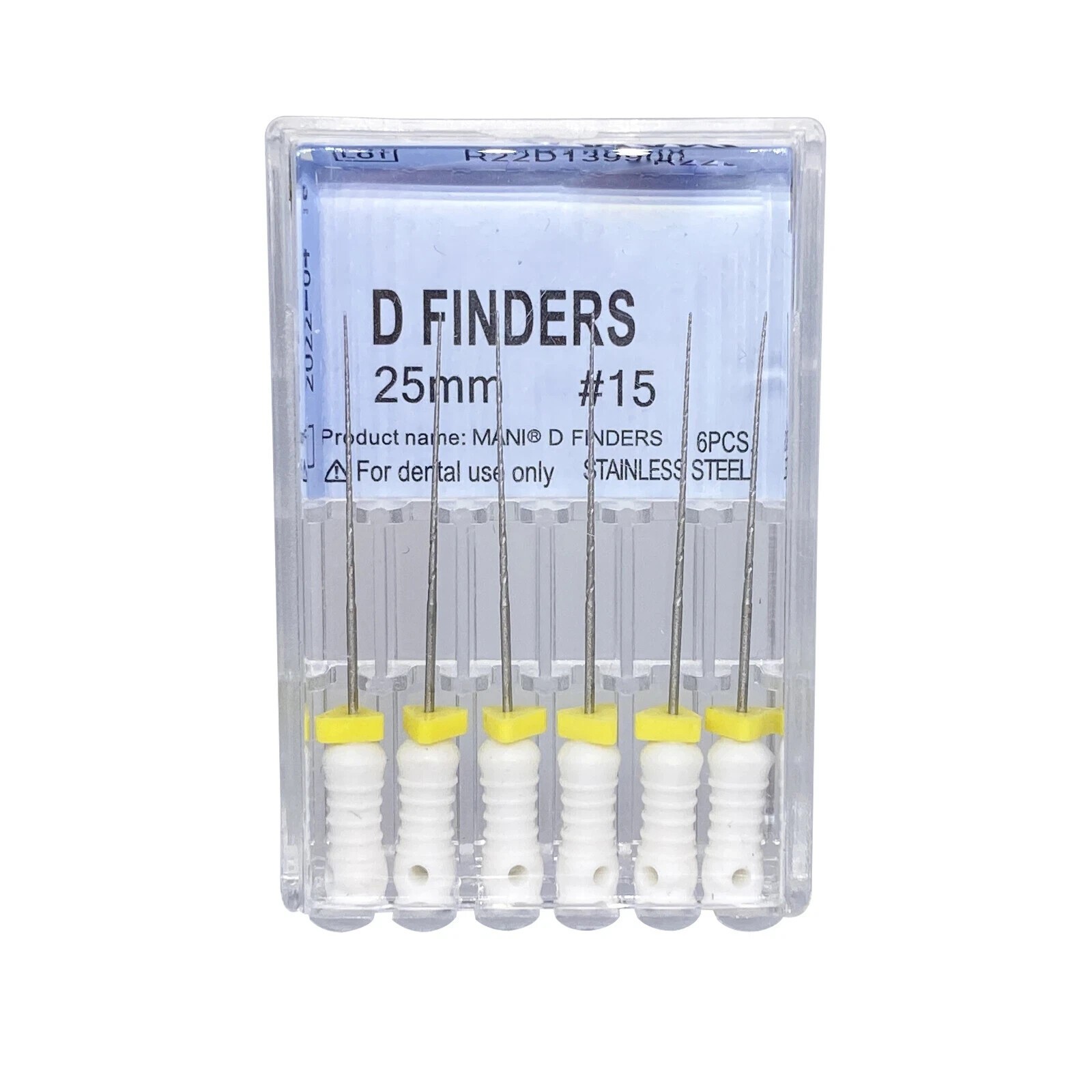 6pcs/pack Dental D Finders Endodontic Files for Calcified/Curved Canals