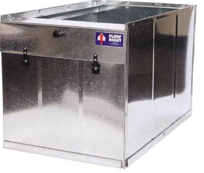 Flow Right 17″ Galvanized Furnace Return Air Filter Box