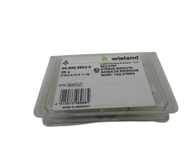 WIELAND 04.846.0853.0 9705A/6/10 B 71-80 (PKG OF 25) NSMP