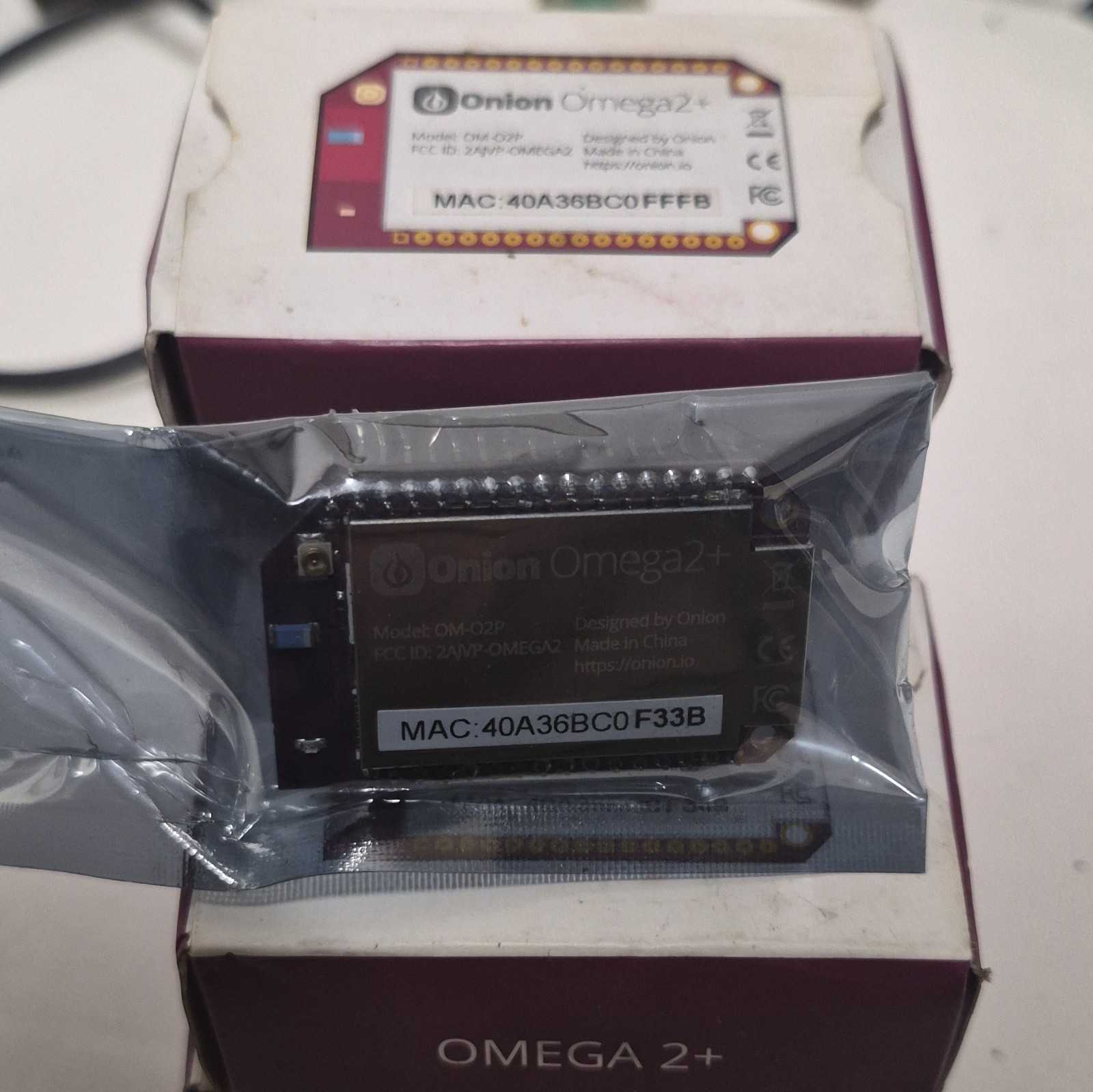 Onion Omega2+ OM-O2P Single Board Computer SBC 128MB RAM USB WiFi I/O