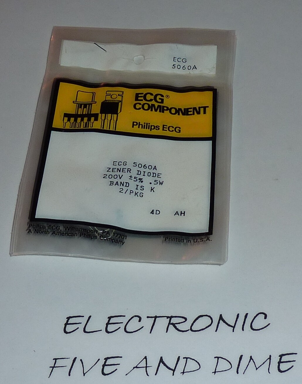 ECG5060A ZD-200.0 V 1/2W