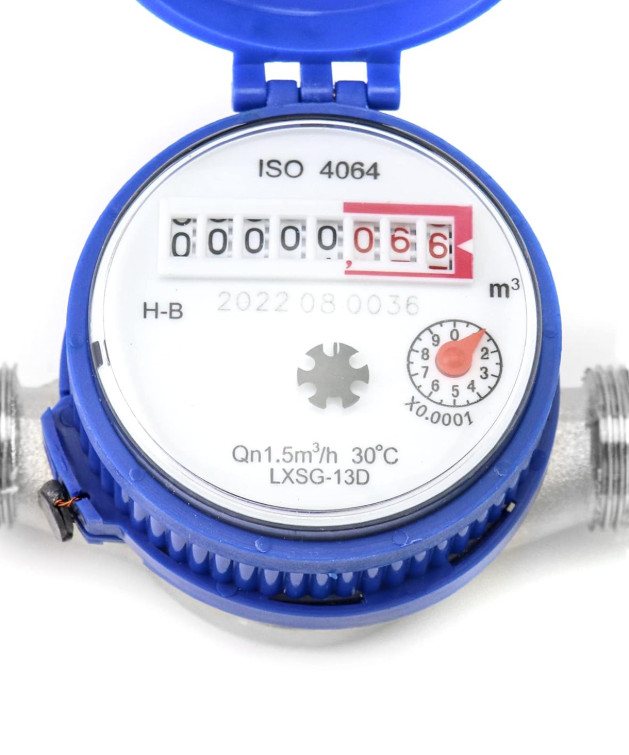 1/2″ Stainless Steel Water Flow Meter with Pulse Output for Home & Garden