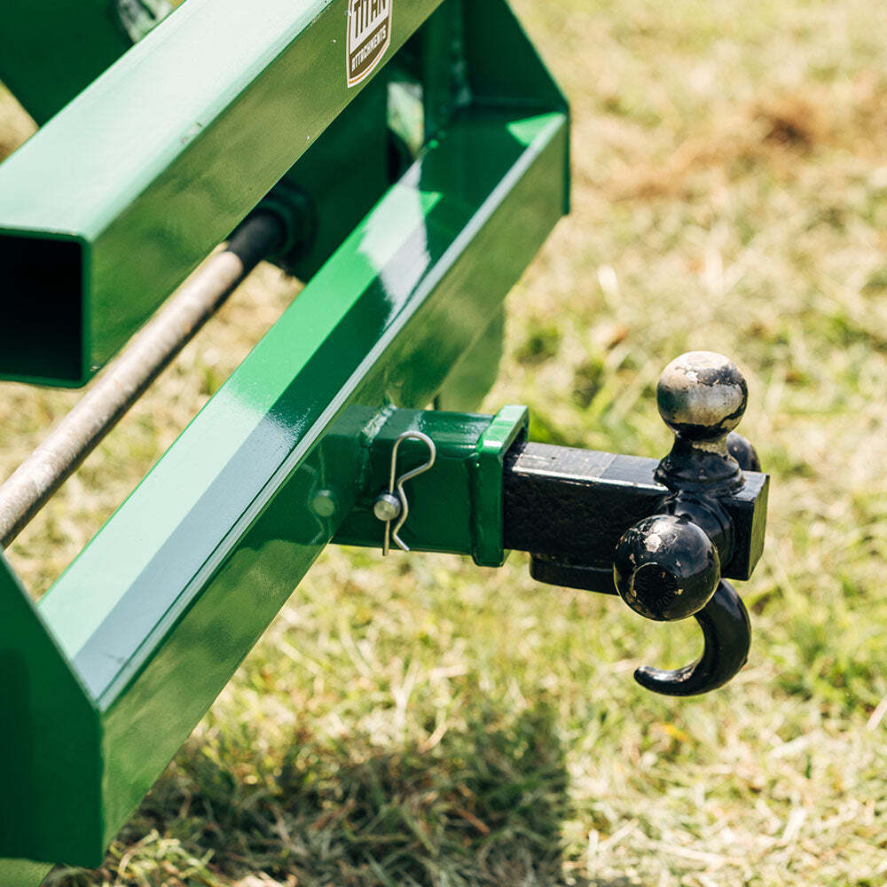 Titan Attachments Receiver Mount Plate Fits Front Loader Hook and Pin Connection