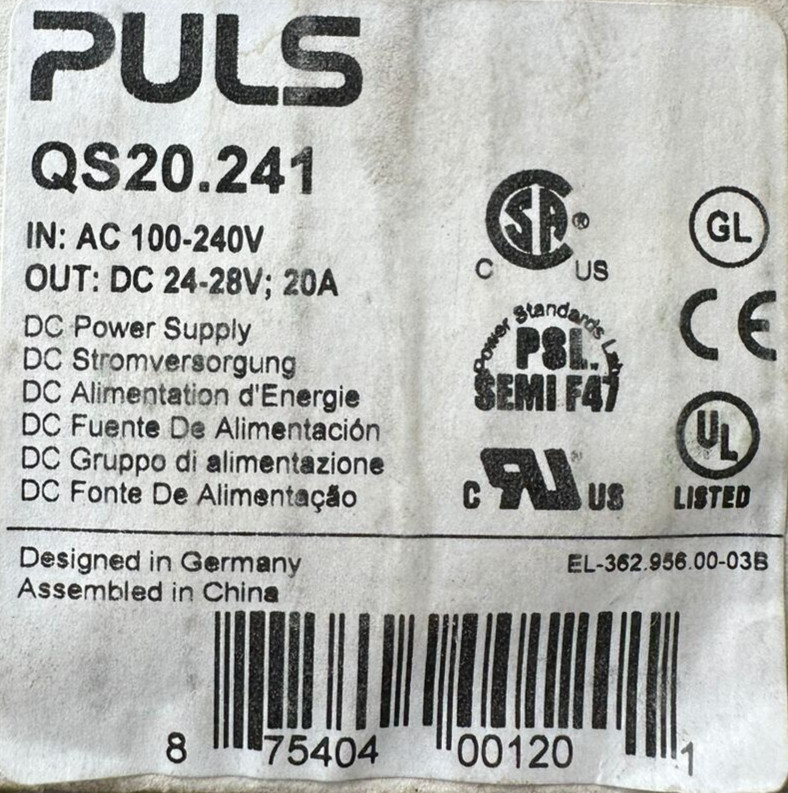 *NEW* PULS QS20.241 POWER SUPPLY