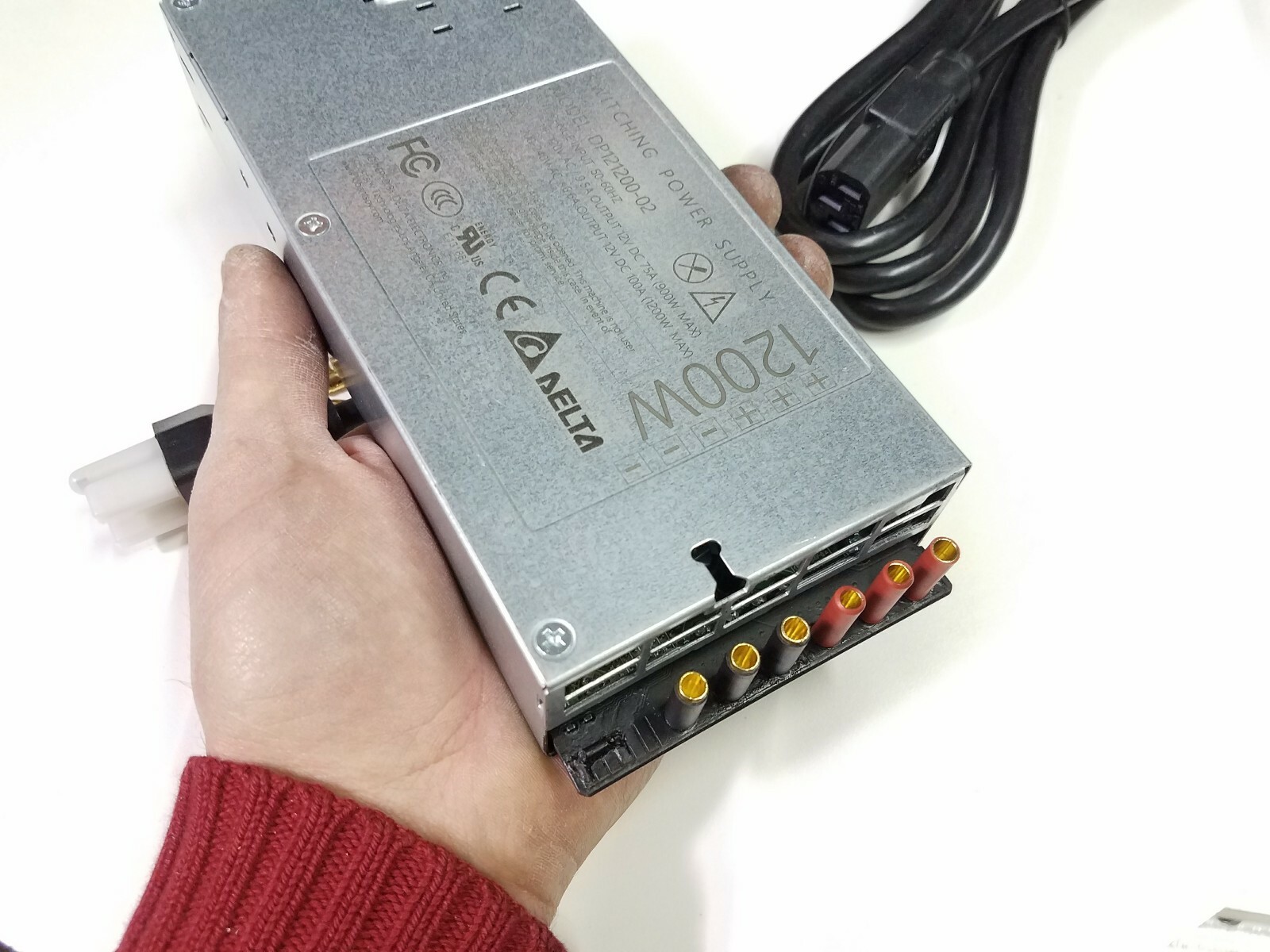 12V DC 100A 1200W Power Supply RC Charger 3 pairs of 4mm Bullet Outputs