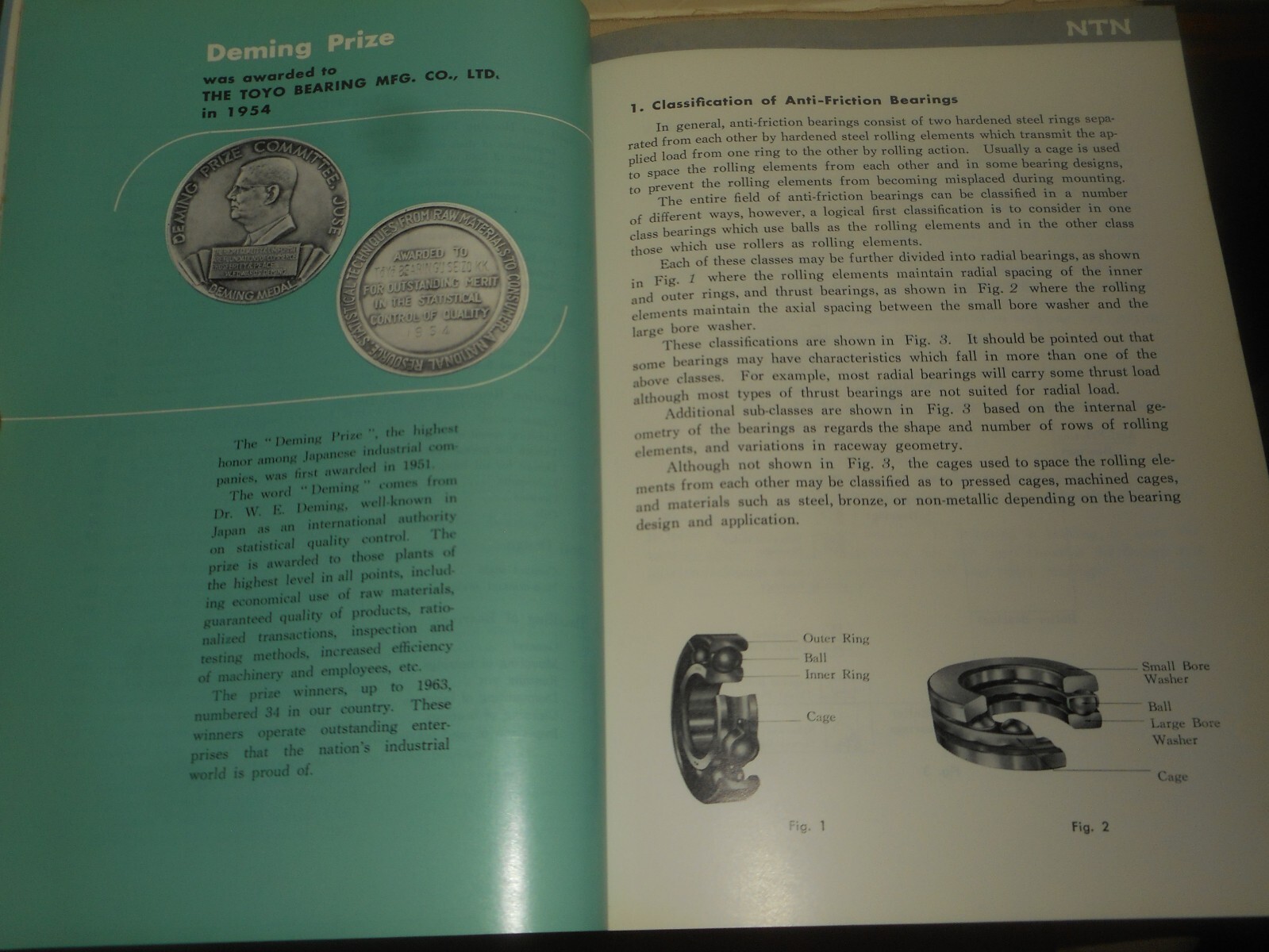 NTN Ball & Roller Bearings Catalog 230B Technical Data TOYO Bearing Mfg Co JAPAN