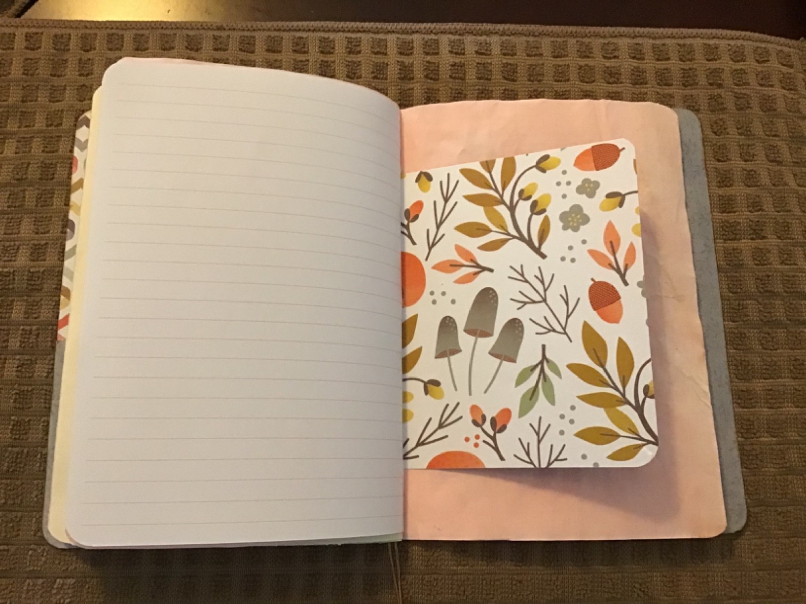 Handmade Junk Journal Naked Junk Journal 8” x 6” Deer Print Card Stock Cover