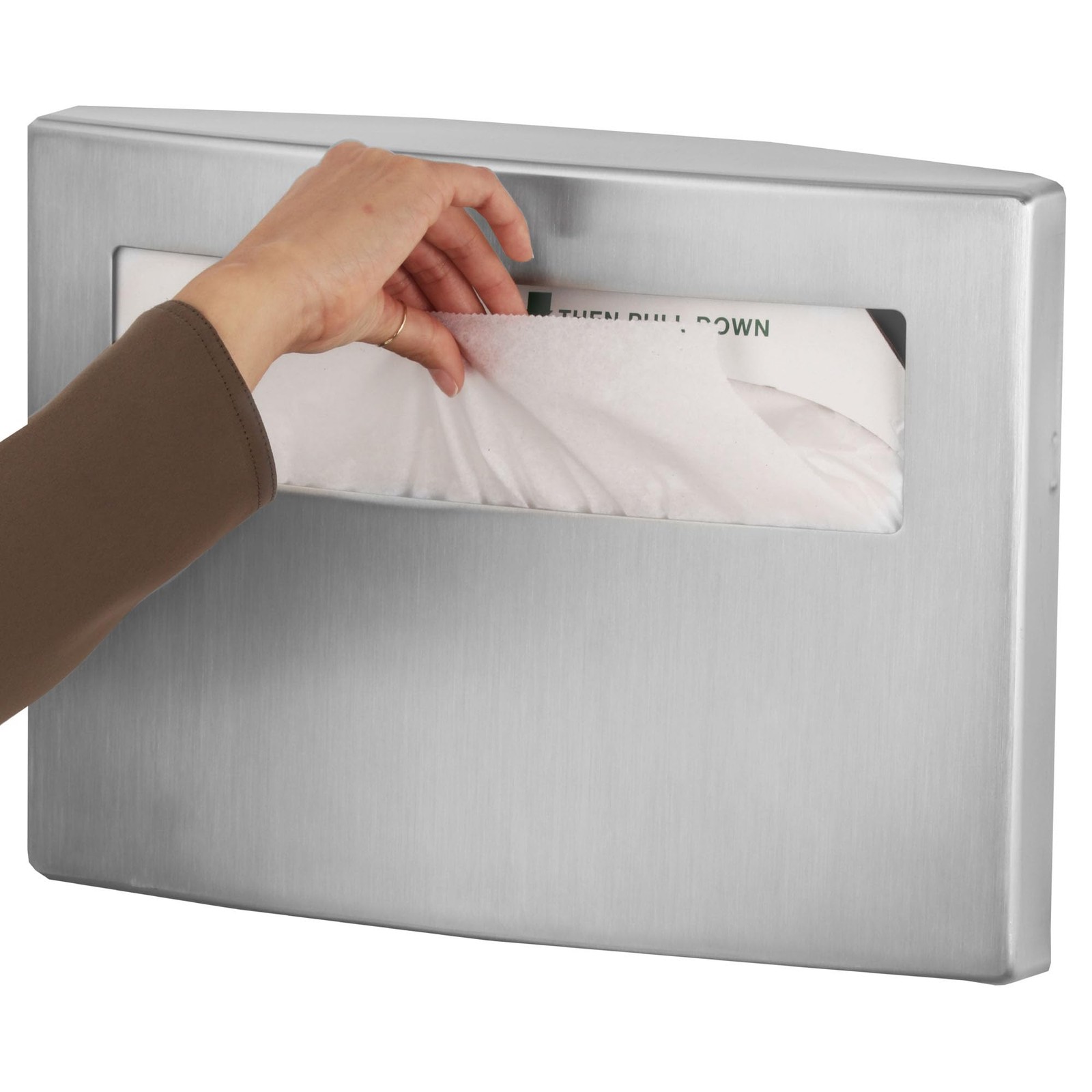 Bobrick 4221 Conturaseries Stainless Steel Surface-Mounted Toilet Seat-Cover