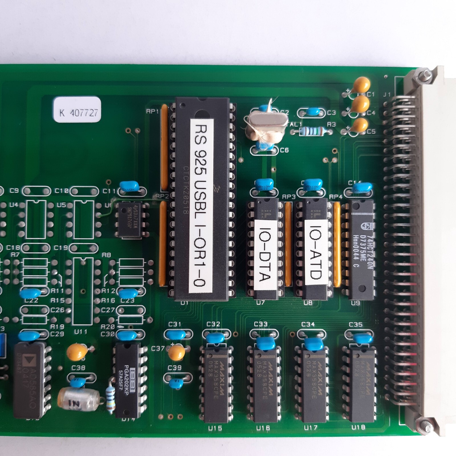 Pwd 101-002-004 Analog And Digital I/O Card Rev.1