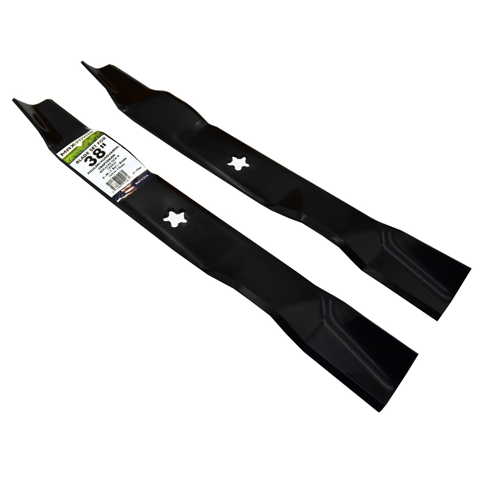 MaxPower 561748B 3-N-1 USA MADE 2 Blade Set