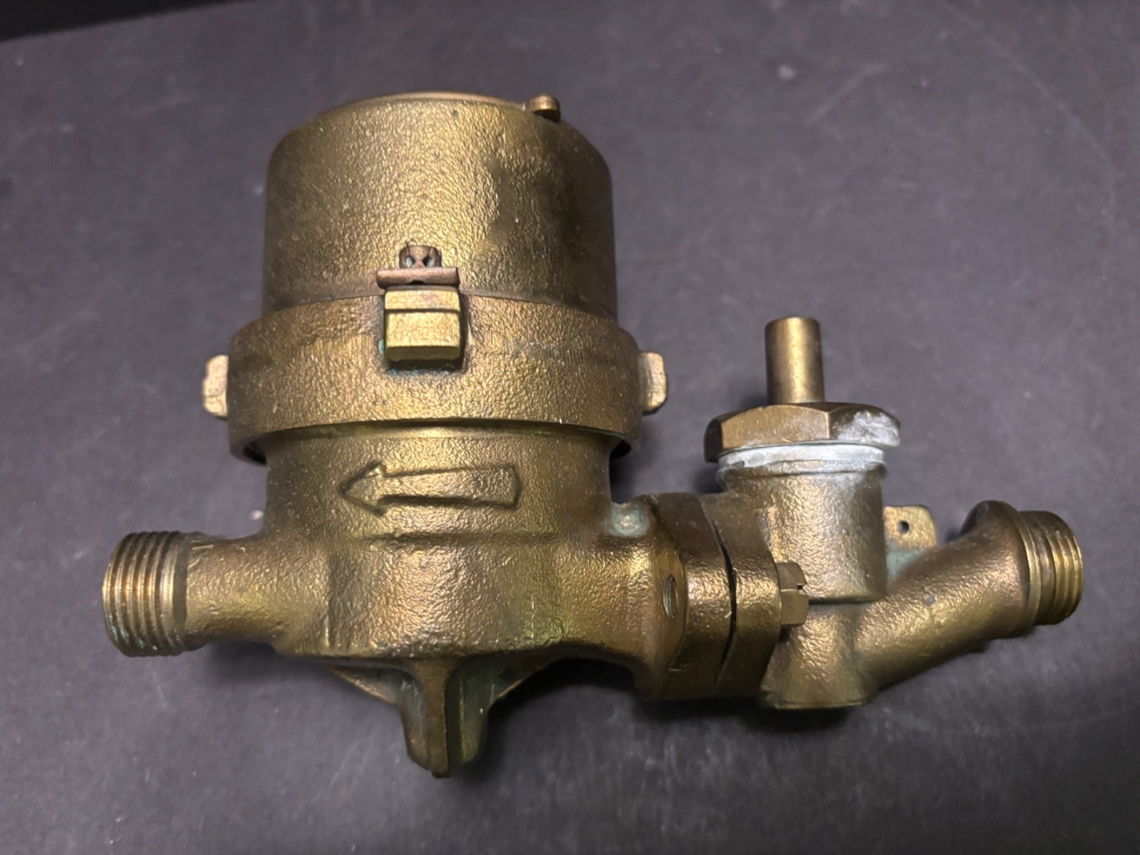 Elorriaga Tavira SOLID BRASS WATER METER SanSebastian Spain Industrial Chic 1964