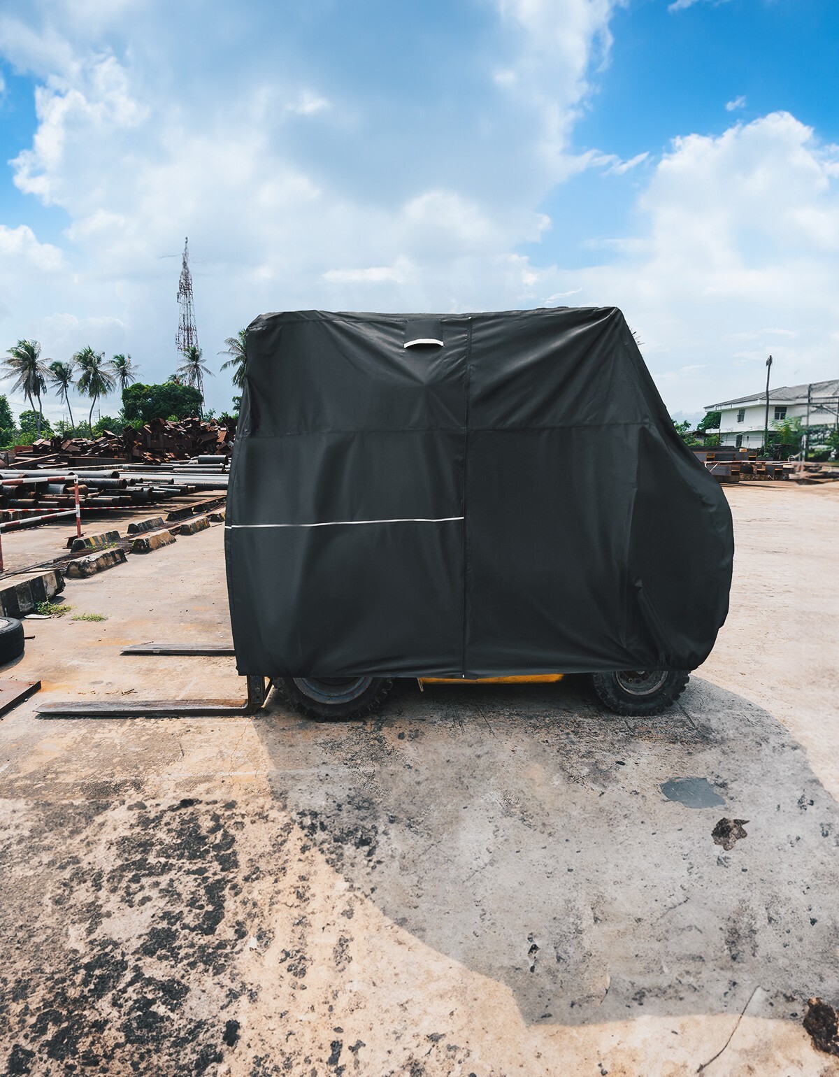 KEMIMOTO For most Standard Forklifts 420D Heavy Duty Forklift Storage Cover