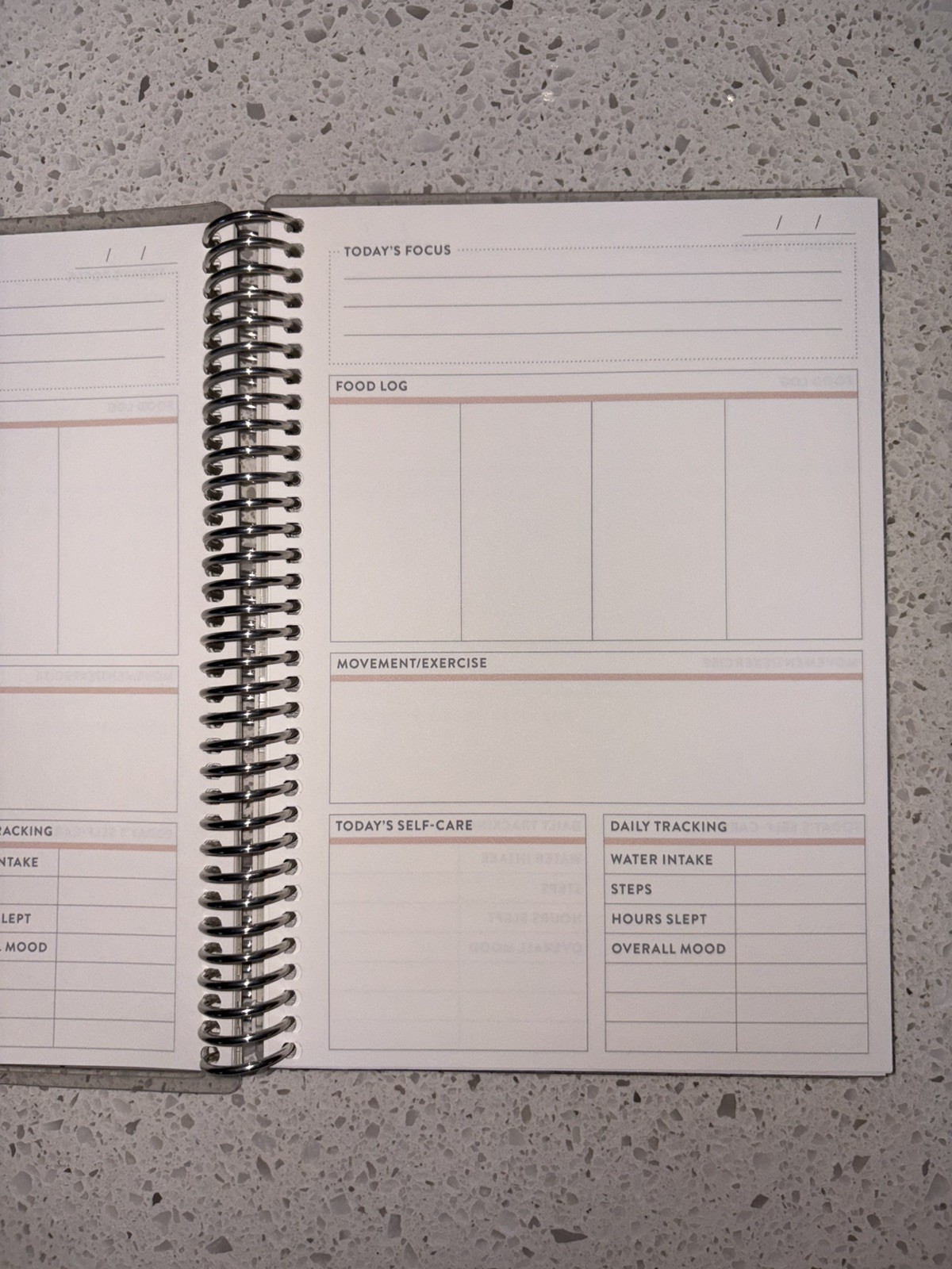 Erin Condren Coiled Daily Wellness Journal You Have What It Takes Planner