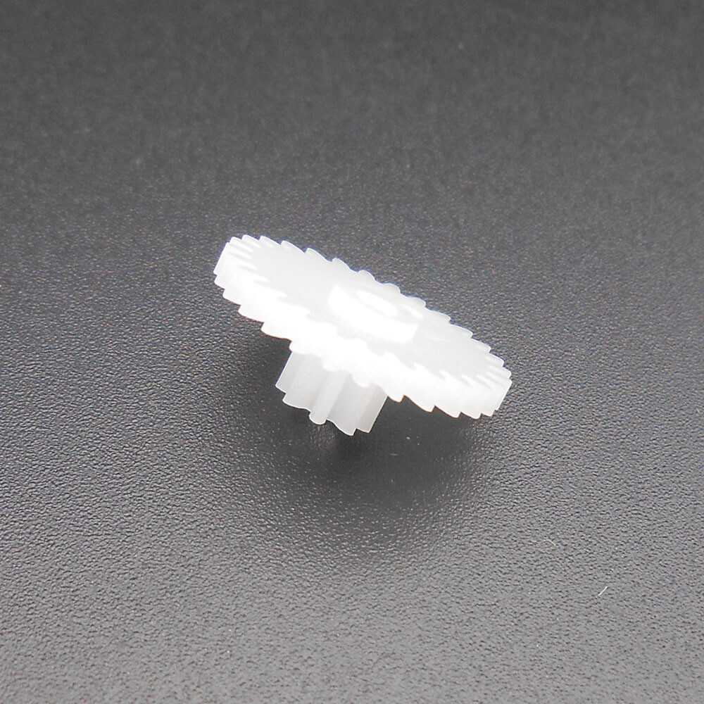 10Pcs X 0.5M Plastic Double Gear Reduction Bilayer 28T 8T Hole 2MM 2.05MM 28082B